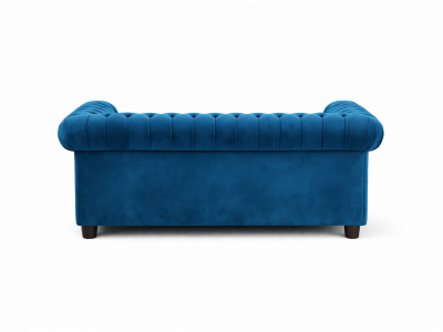 Teal Chesterfield Loveseat